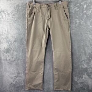 BKE Jake Casual Khaki Pants 34R  (32x31) Straight Fit Stretch Cotton Blend*